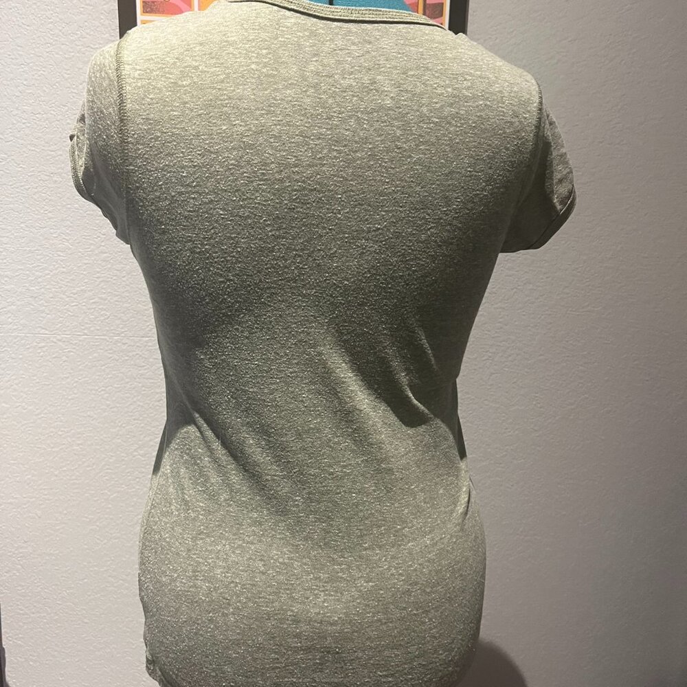 Heathered Green Tshirt with Camera and Film